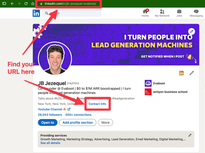 URL Linkedin : Comment La Personnaliser ? [ +5 Exemples ]